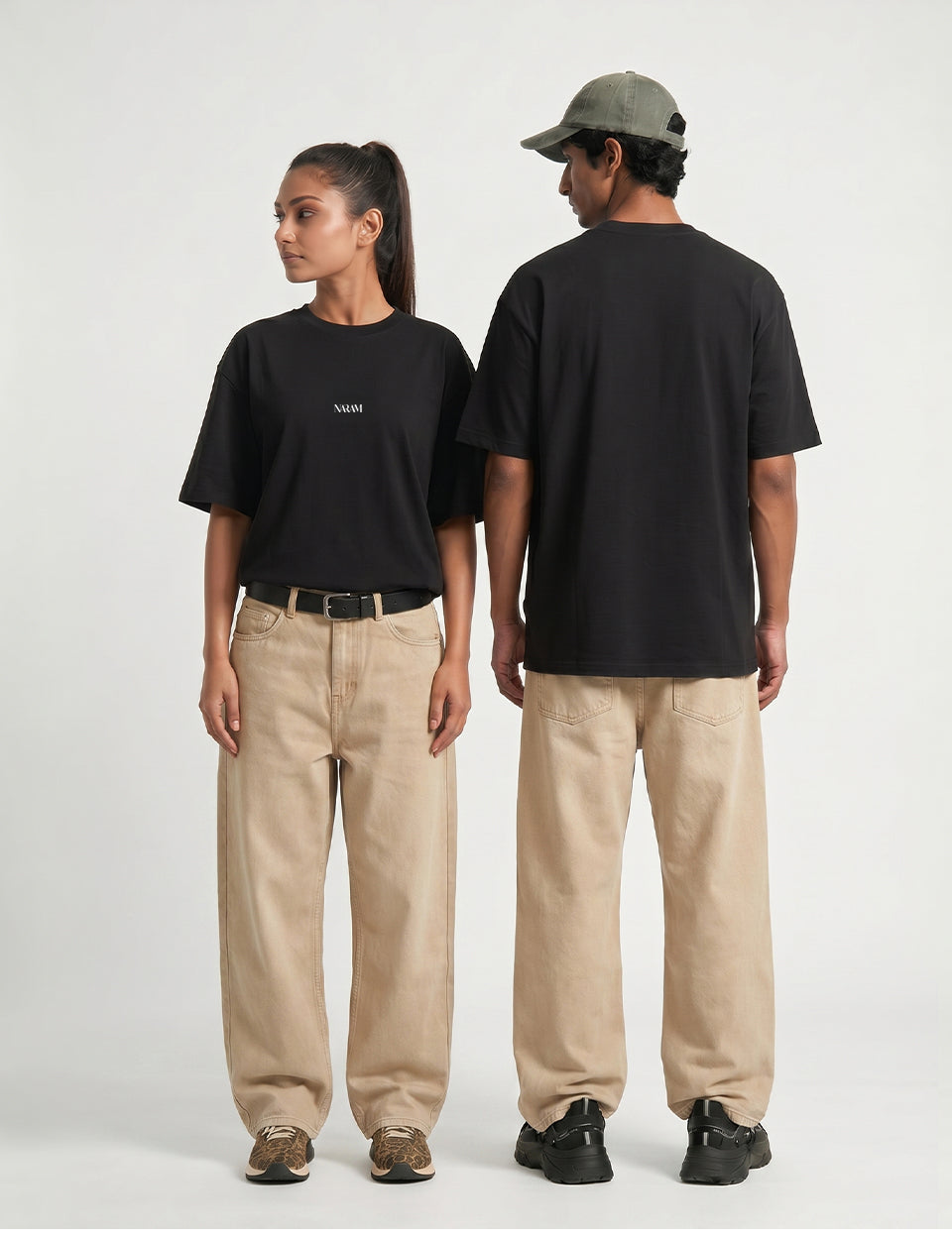 Obsidian Black Oversized Tee