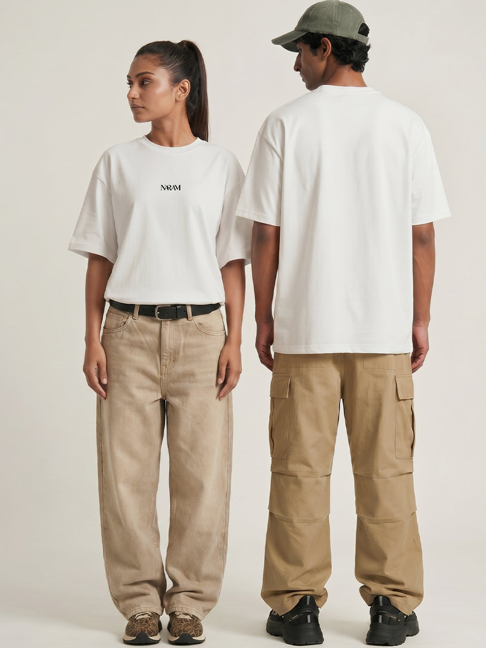 Cloud Dancer Oversized Tee